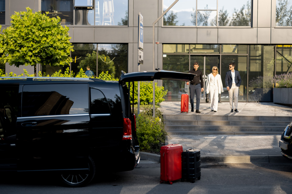 Clients Taxi VTC Combs-la-Ville avec Van Mercedes